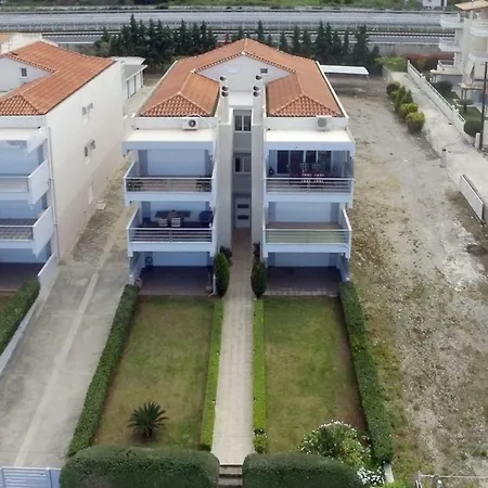 Corinthian Gulf Beachfront Lux Flat Apartment Melíssion