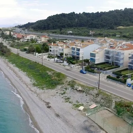 Corinthian Gulf Beachfront Lux Flat Apartment Melíssion